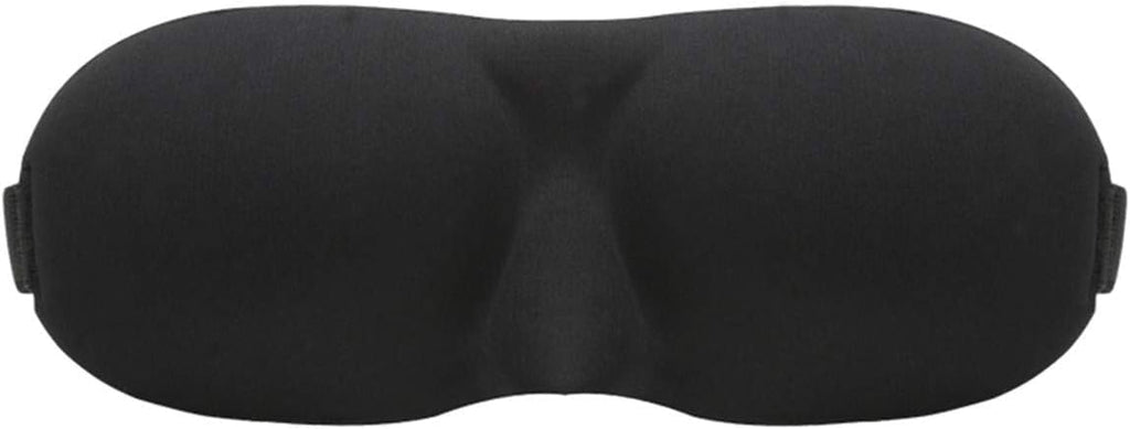 1Pc Black Sleep Mask 3D Sleeping Masks Eye Mask,Soft Silk Lightweight,Comfortable and Adjustable for Travel,Sleeping Masks,Easy to Carry,Sleep Masks and Snoring Health and Household,Sleep and Snoring