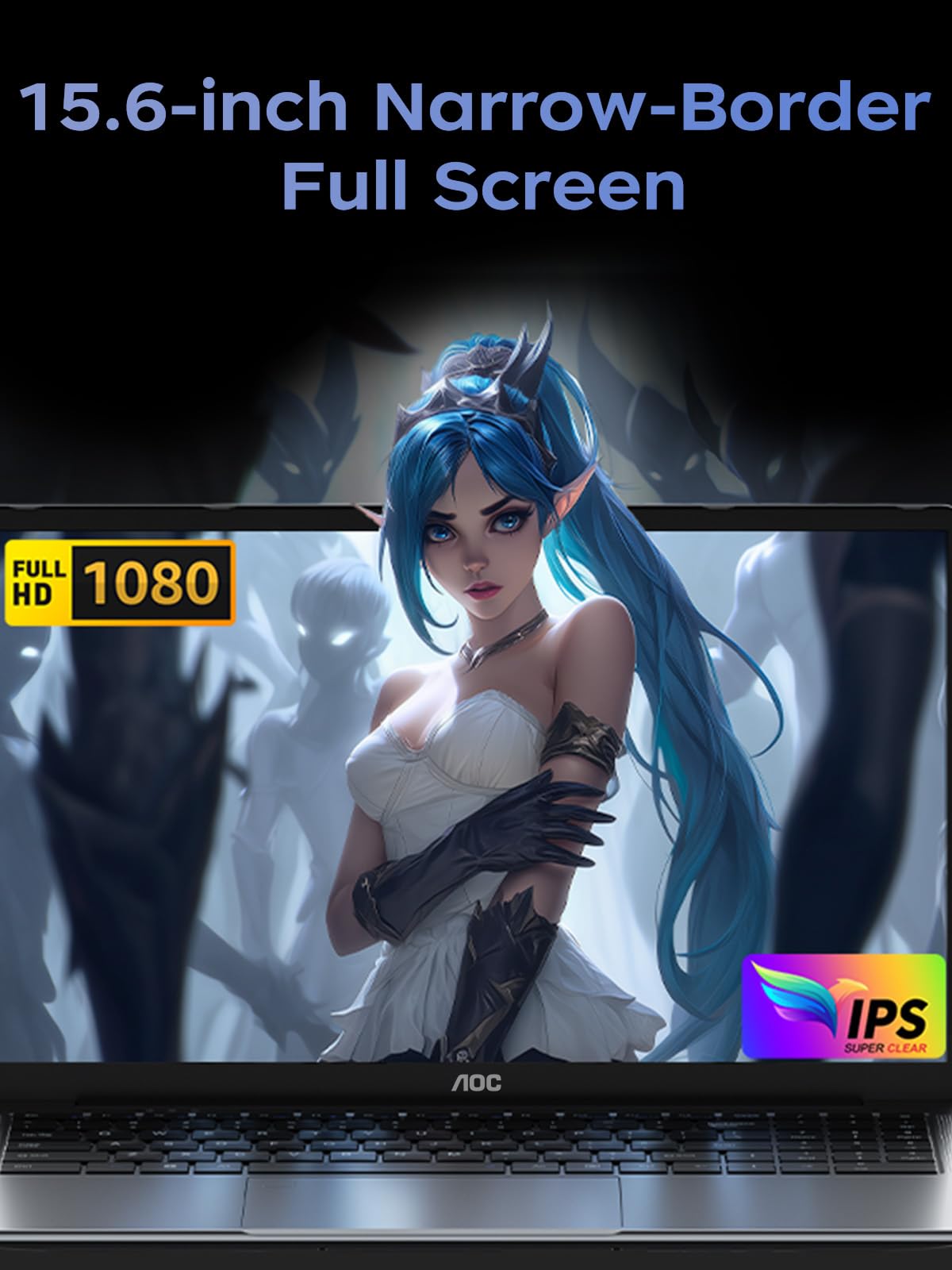 2026 Laptop, Intel Quad-Core Processor (up to 3.6GHZ)16GB DDR4 RAM 512GB SSD, 15.6 Inch FHD IPS Display, Windows 11, Metal Shell, 5000mAh Battery, USB3.2, Portable Laptops Computer for Business Office