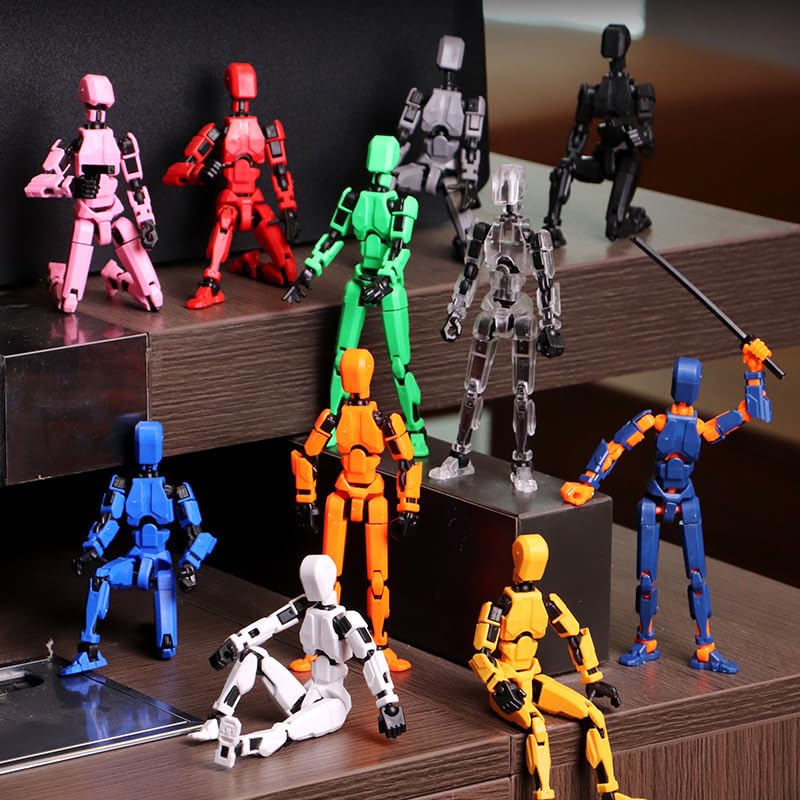 2026 New Assembly Completed-Titan 13 Action Figure,Dummy Robot 13 Action Figures Set,3D Printed Multi-Jointed Action Figures,Nova 13 Action Figure for Collectors Desktop Decorations (5pcs)