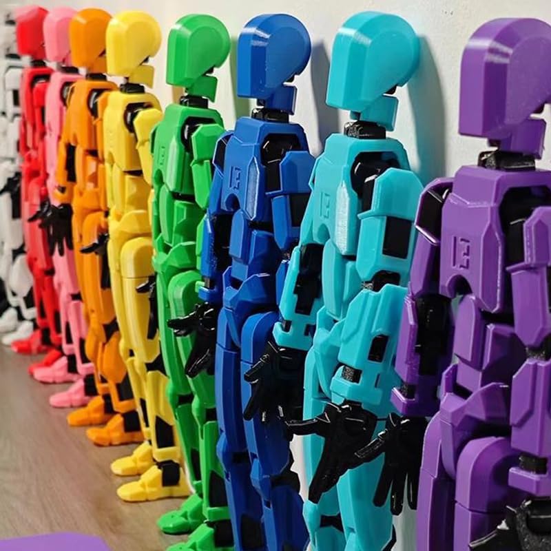 2026 New Assembly Completed-Titan 13 Action Figure,Dummy Robot 13 Action Figures Set,3D Printed Multi-Jointed Action Figures,Nova 13 Action Figure for Collectors Desktop Decorations (9pcs)