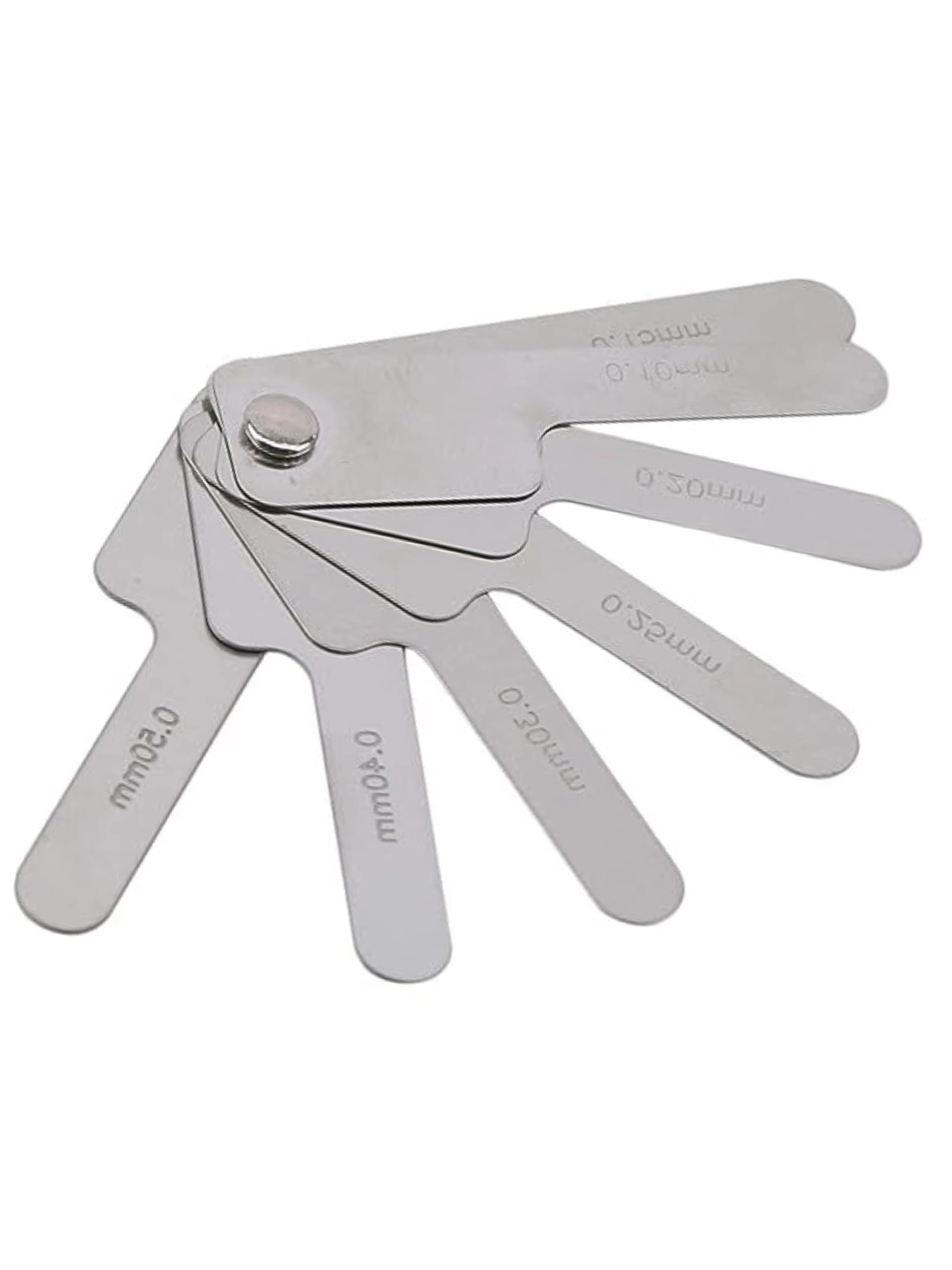 1Pc Silver Dental Orthodontic Interproximal Enamel Reduction Stainless Steel for Ipr Gauge Ruler 0.1-0.5 Mm, Metric and Imperial Measuring Tool, Personal Orthodontic Supplies, Health and Household