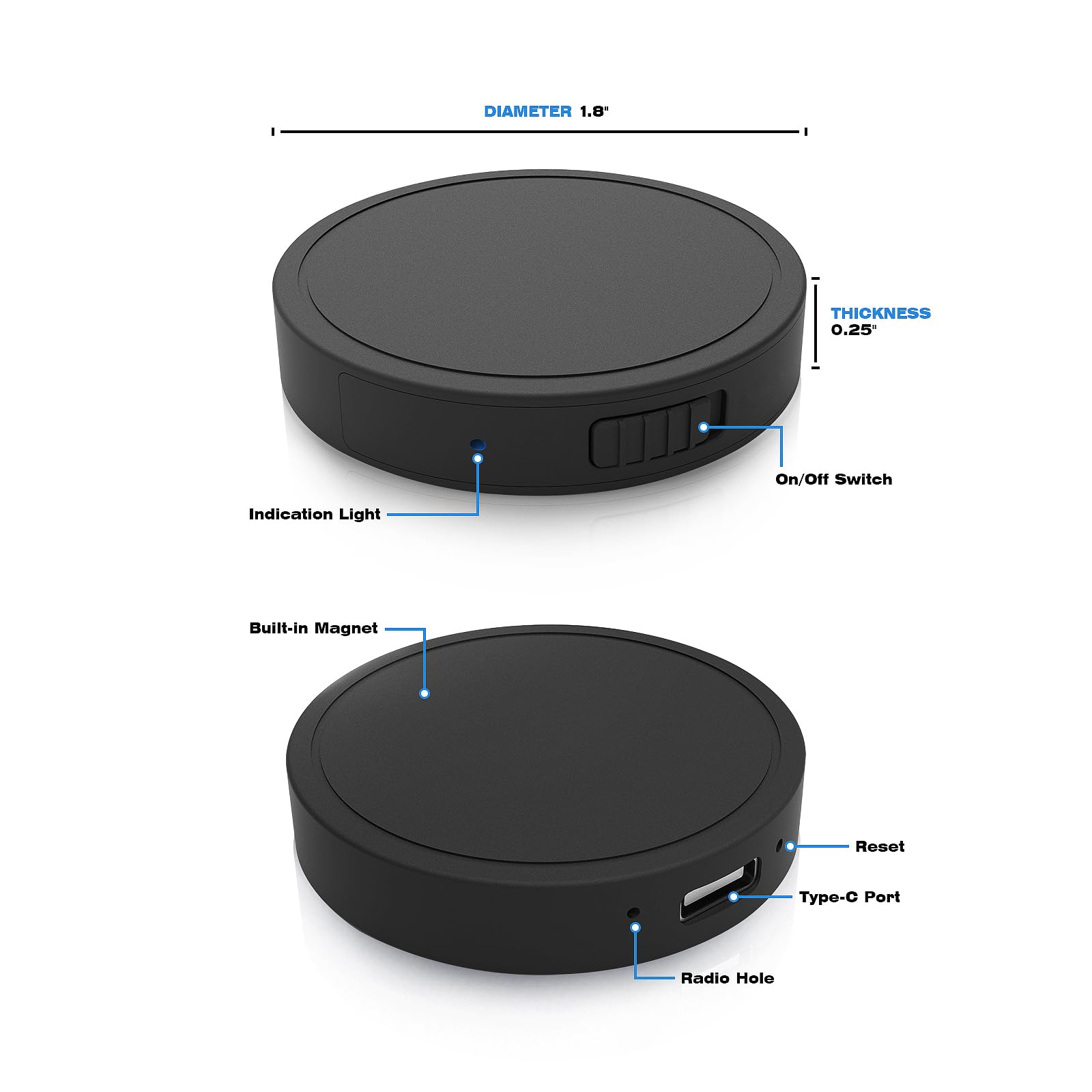 132G (9800 Hour) Voice Activated Recorder - Elasound Voice Recorder with AI-Intelligent Triple Noise Reduction, Portable Audio Recorder for Work, Lectures, Meetings, 100H Continuous Recording Device