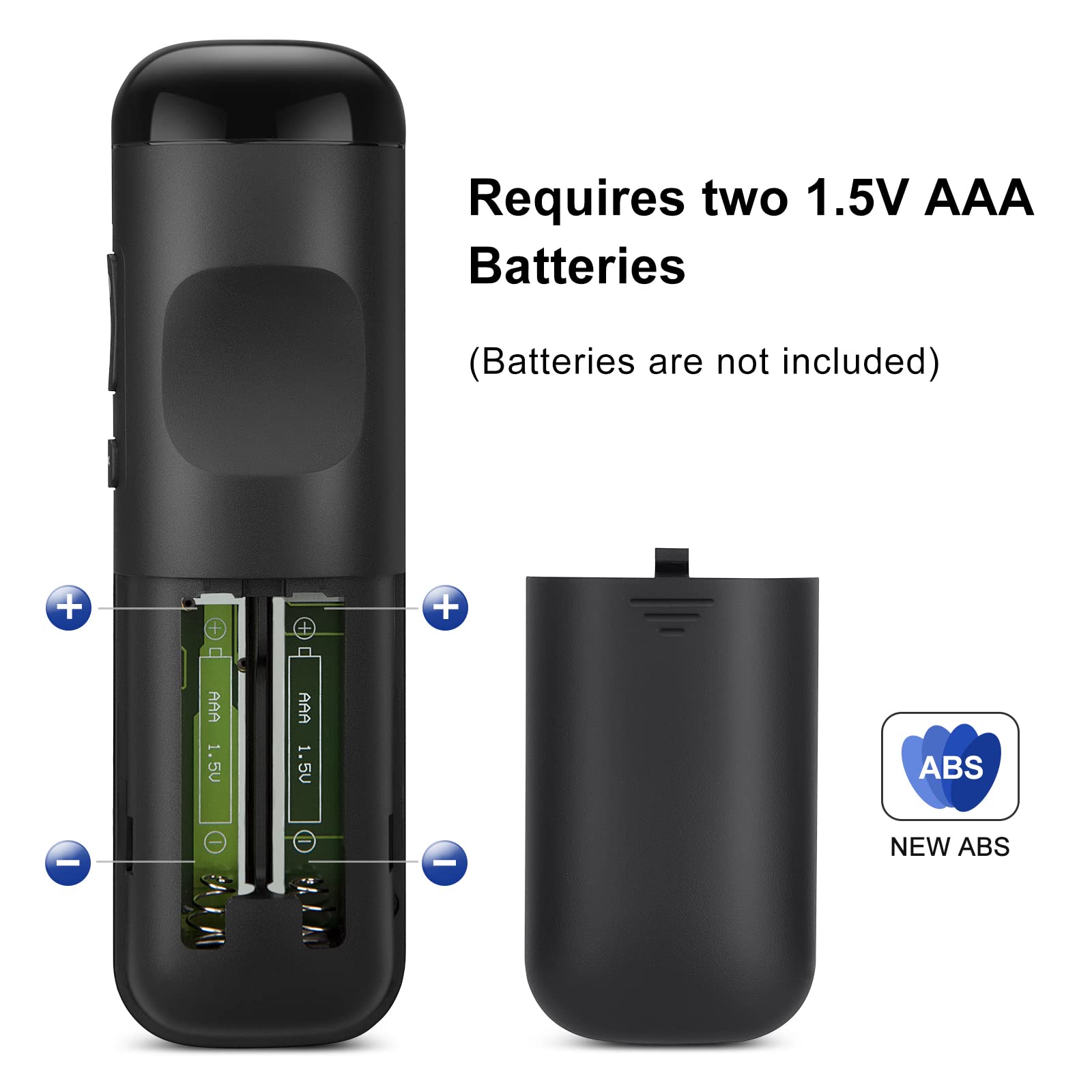 (Pack of 2) Replacement Remote Control Only for Roku TV, Compatible for TCL Roku/Hisense Roku/Onn Roku/Sharp Roku/Element Roku/Westinghouse Roku/Philips Roku Smart TVs (Not for Roku Stick and Box)