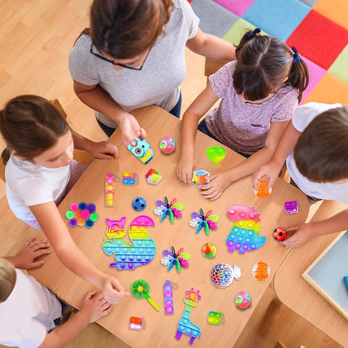 1000pcs Party Favors Goodie Bags for Kids, Fidget Toys Pack, Stocking Pinata Stuffers, Birthday Gifts, Classroom Prize, Treasure Box, Carnival Prizes, Easter Eggs Fillers