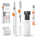 20-in-1 for AirPod Cleaner Kit Pro 4 3 2 1 - Multifunction Cleaning Tool for Headphones Earbuds Phone Laptop Keyboard Screen - Metal Tip, Soft Brush, Flocking Sponge, 15ml Spray, Cloth, Putty