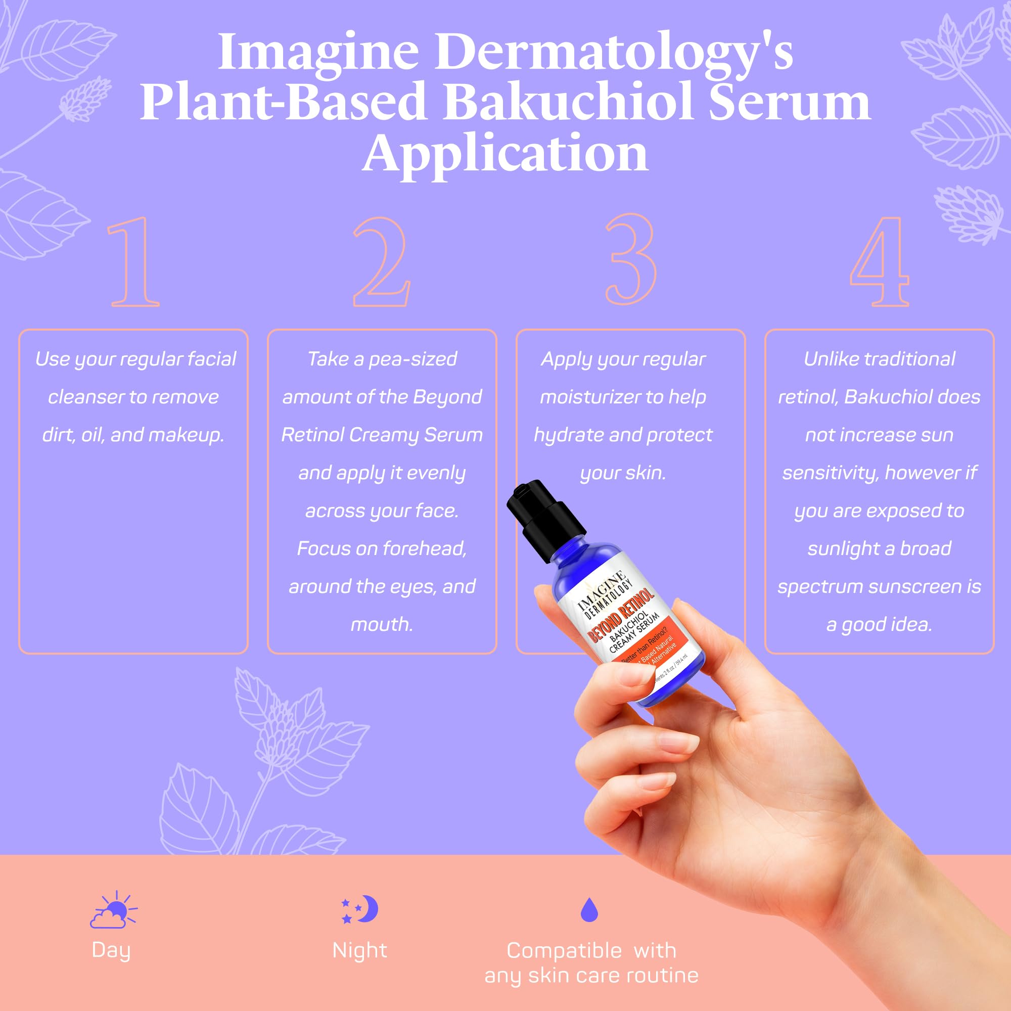 2% Bakuchiol 2 floz Creamy Serum - Beyond Retinol Generous Size - G3L Delivery System for Anti-Aging & Anti Wrinkle Moisturizer Bio-Retinol - Bakuchiol Oil, 59.4 ml