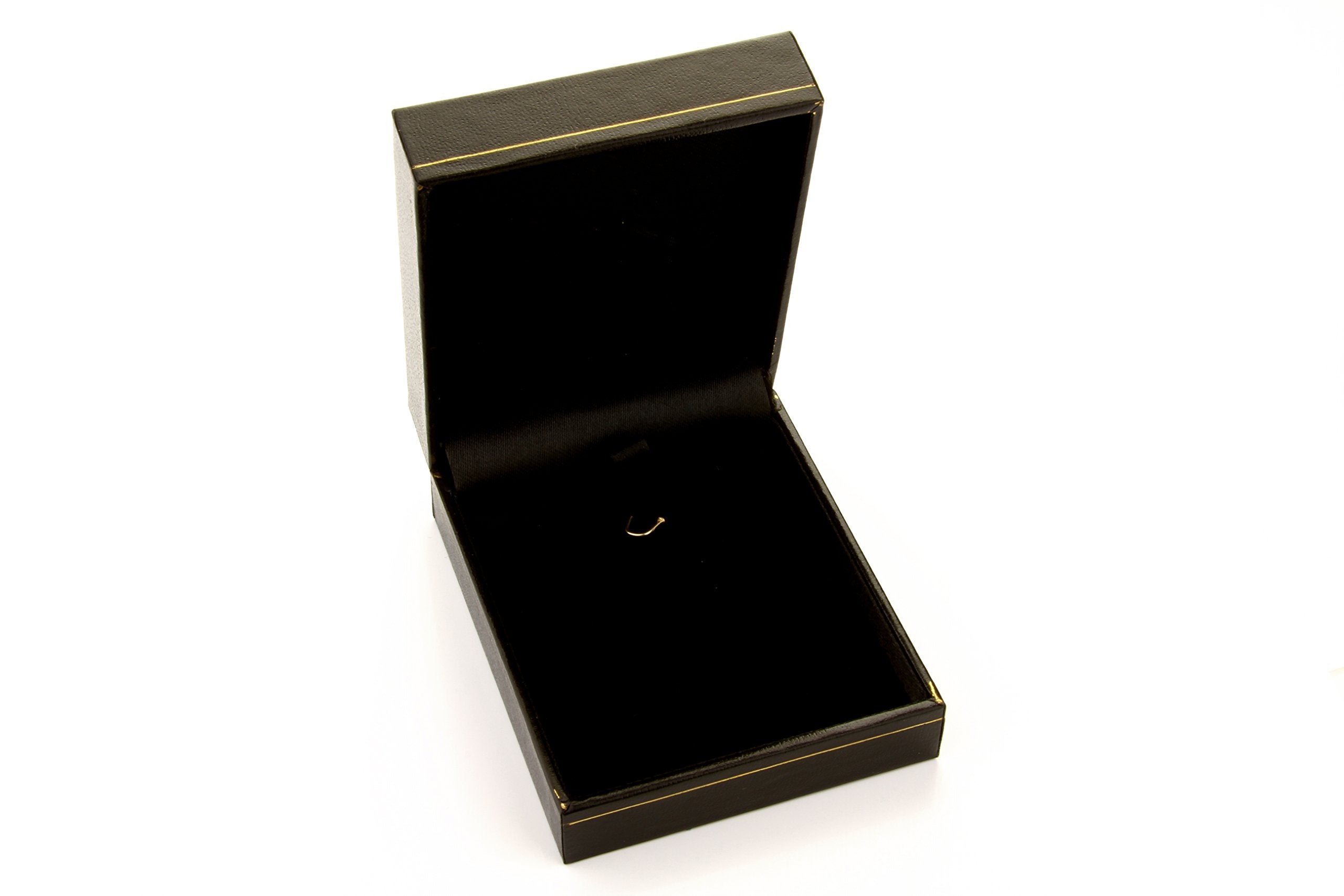 14k REAL Two Tone Gold Solid 2mm Cuban Concave Curb White Pave Chain Necklace with Spring Ring Clasp - 16"