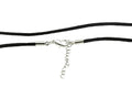 26 Inch Black Silk Satin Cord Rope Chain Necklace - Jewelry Gift for Women