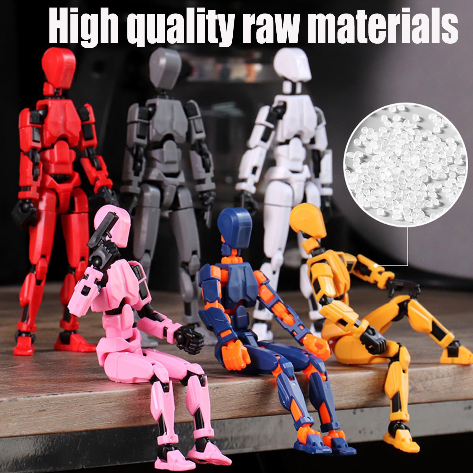 2026 New Assembly Completed-Titan 13 Action Figure,Dummy Robot 13 Action Figures Set,3D Printed Multi-Jointed Action Figures,Nova 13 Action Figure for Collectors Desktop Decorations (5pcs)