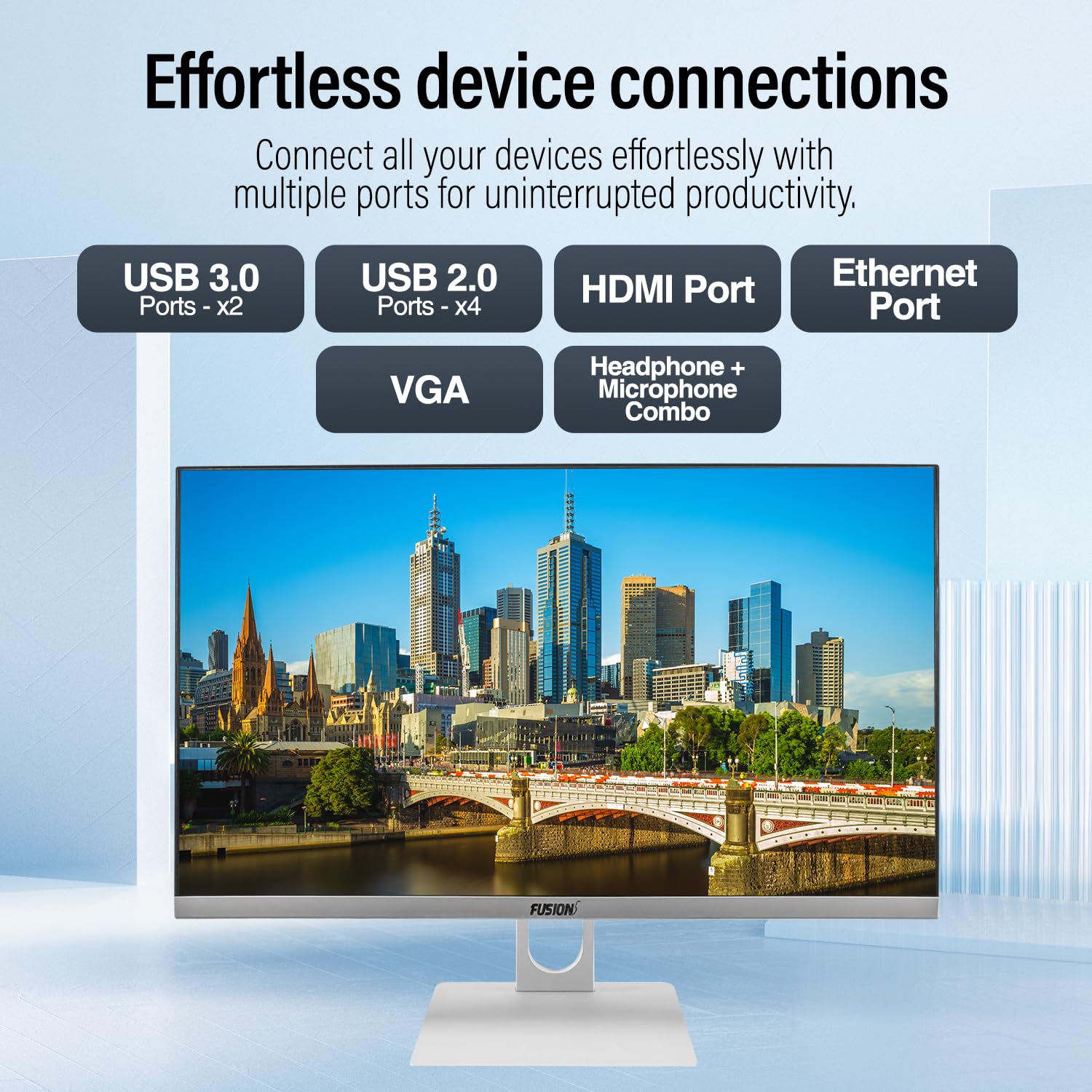 23.8" Full HD All in One PC Desktop Computer (Dec 2025 Release) - 16GB RAM, 512GB SSD, Windows 11, Intel 15th Gen Quad-Core CPU, HDMI, USB 3.0 - AIO PC with Wireless Keyboard, Mouse, 3MP Web Camera