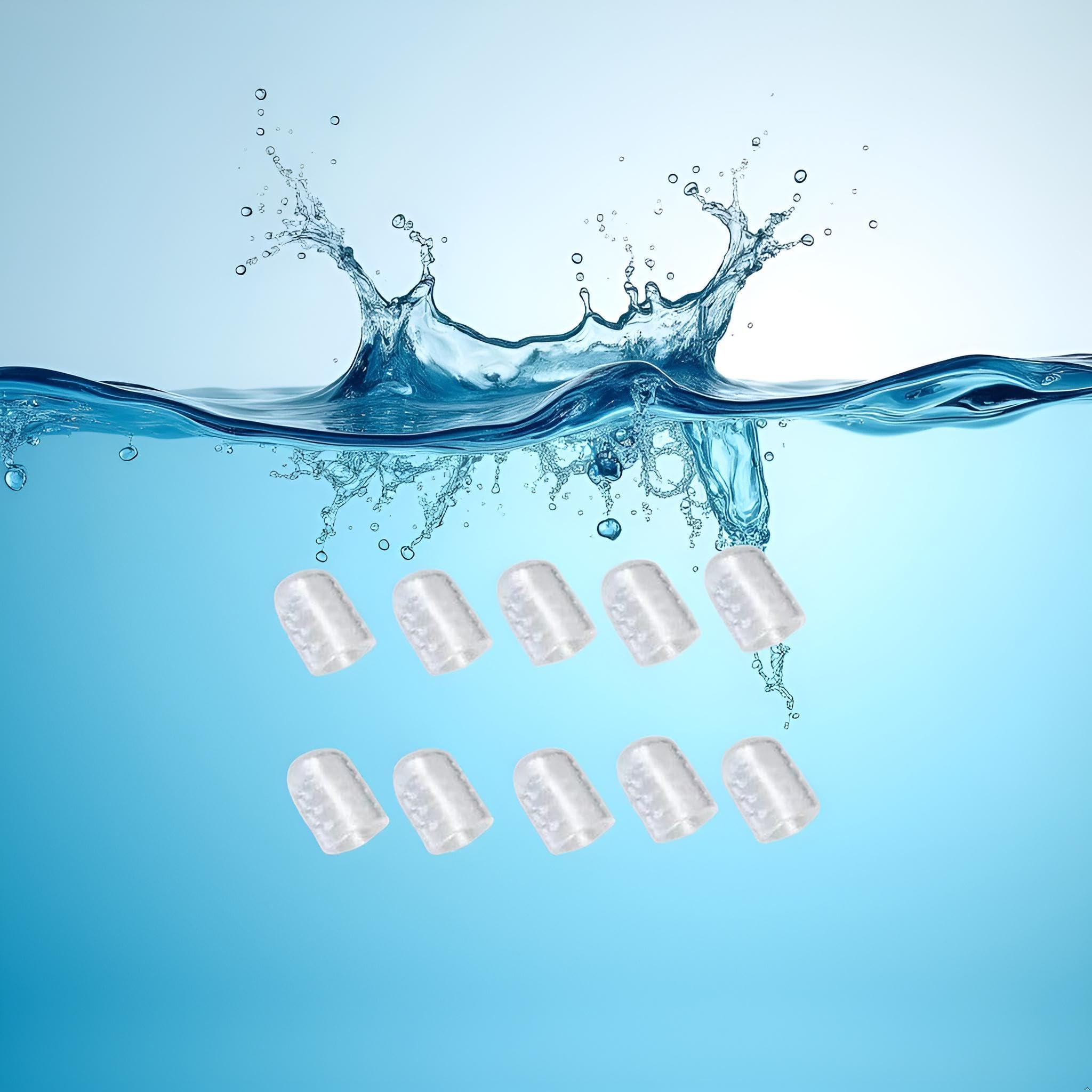 10Pcs Transparent Toe Covers for Women,Breathable Silicone Anti-Friction Toe Protector Clear Gel Little Toe Protectors Toe Sleeves for Blisters,Bunion Pads,Foot Health,Health and Household