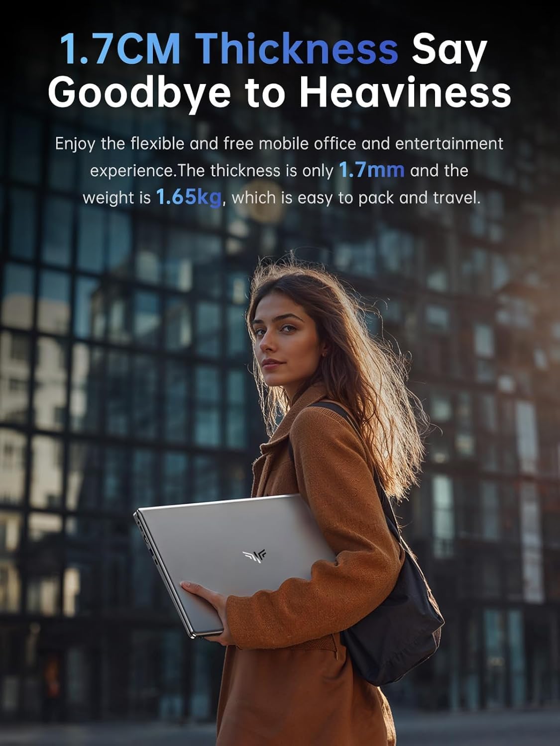 2026 Laptop with Windows 11, Intel Quad-Core Processor (up to 3.6GHZ)16GB DDR4 RAM 512GB SSD,15.6 Inch FHD IPS Display, Metal Body,5000mAh Battery,USB3.2,Portable Laptops Computer for Business Office