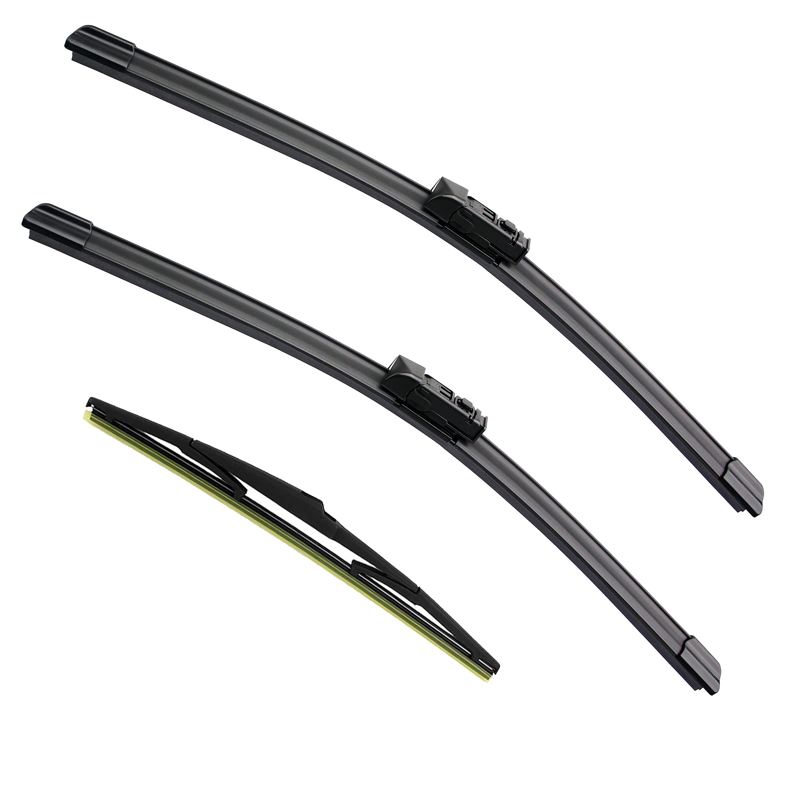 3 Factory Wiper Blade Replacement for Mazda CX-5 CX-9 02/2017-2021 2022 2023 2024 Original Equipment Windshield Window Wiper Blades Set - 24"/18"/14"(Set of 3) Top Lock