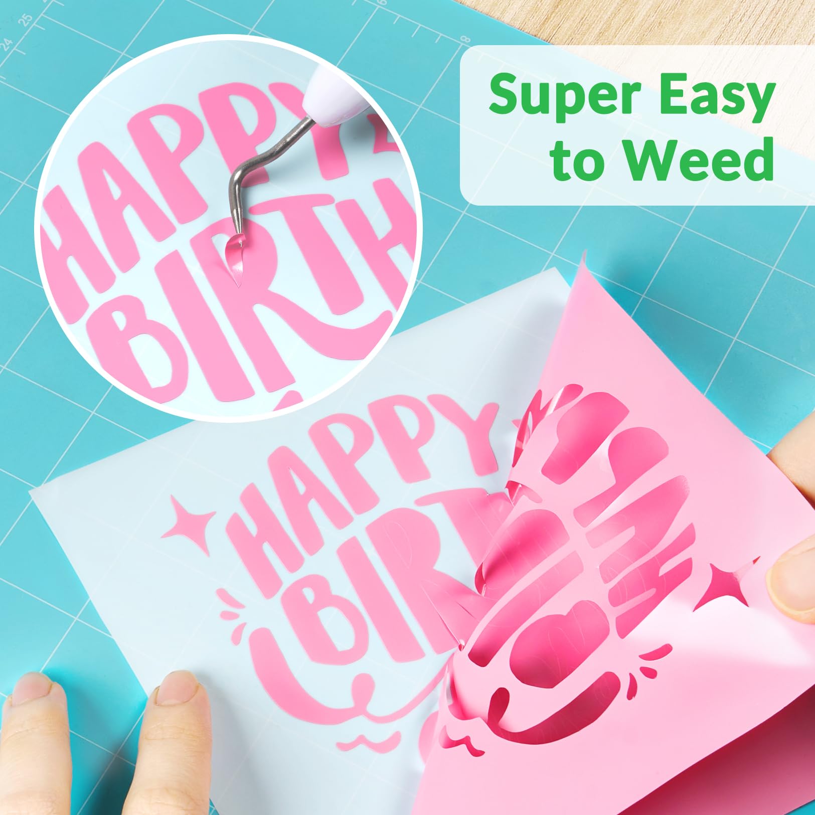 12" x 14FT Black Vinyl - Glossy Black Permanent Vinyl with PET Backing [Easier Weed Never Residue], Permanent Adhesive for Cutting Machine, Party Decoration, Car Decal, Signs, Scrapbooking