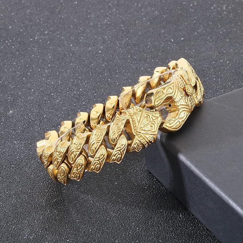 18K Gold Mesh Cuban Bracelet, Fashion Accessory, Suitable for Both Men and Women, Birthday Gift, Hip-hop Jewelry, Solid Tennis Bracelet, Miami style Christmas gift