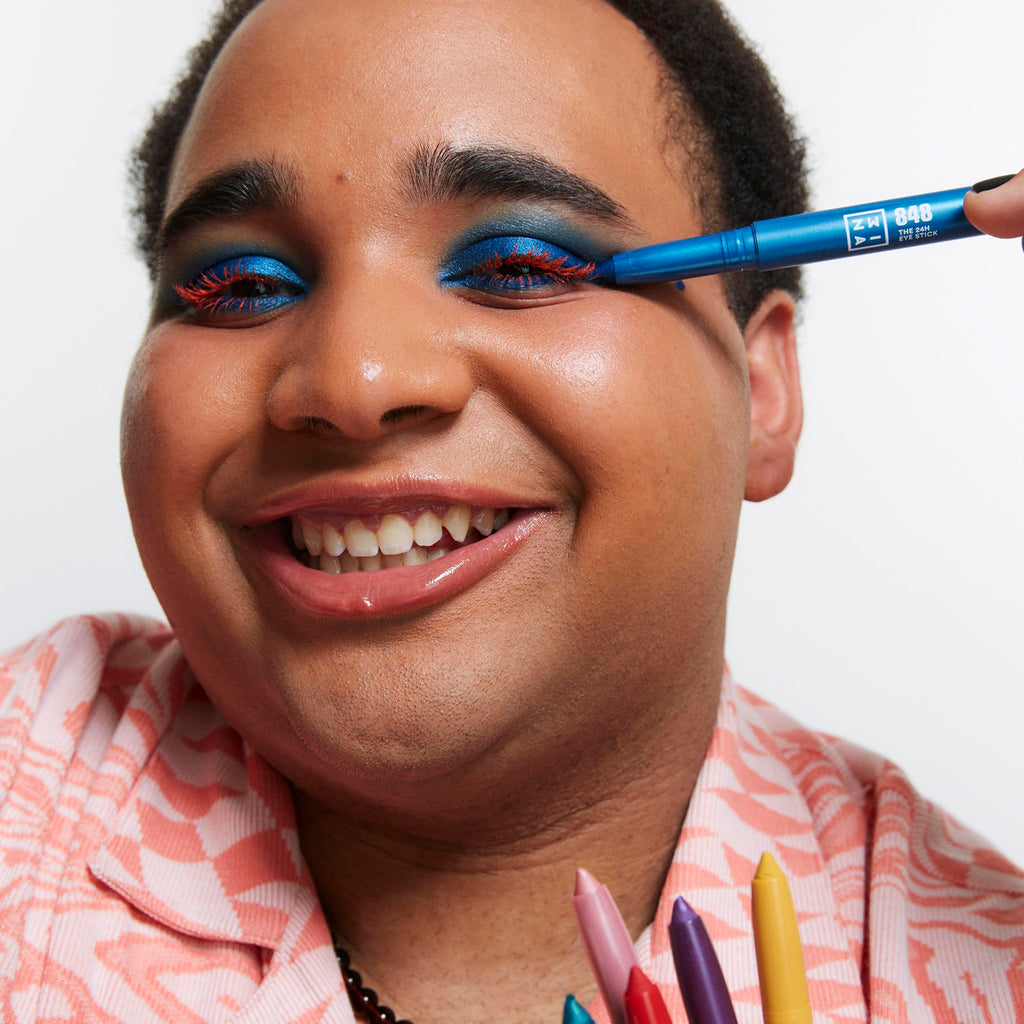 3INA The 24H Eye Stick - Long Wear Eyeshadow Stick - Creamy, Waterproof and Pigmented Eye Shadow - Matte, Sparkly, Metallic Finish - 848-0.049 oz